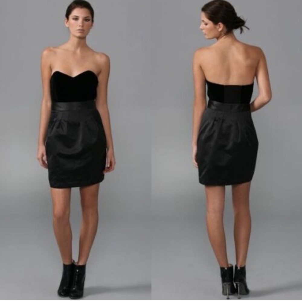 Banana Republic Elegant Black Strapless Dress